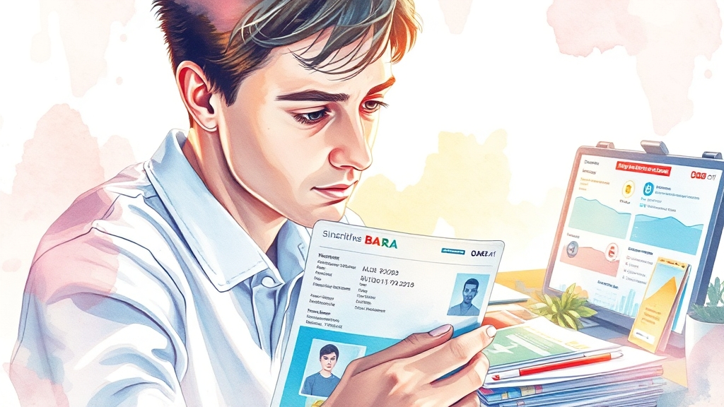 가입 조건, 꼼꼼히 확인! (watercolor 스타일)