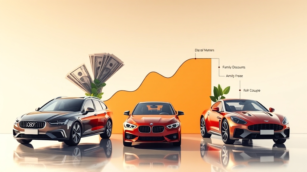 나이별 보험료 & 절약 팁 (realistic 스타일)