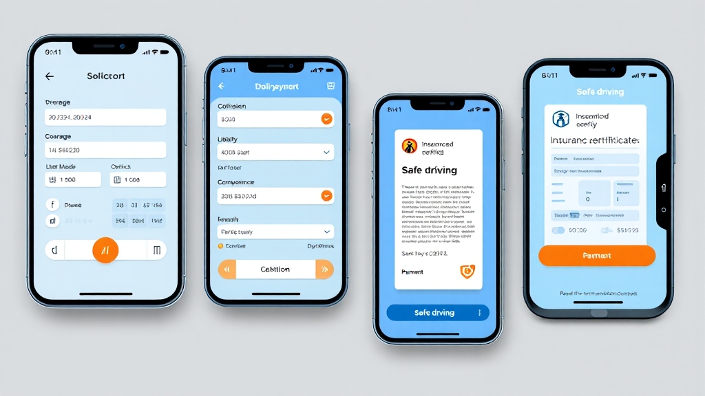 가입 절차 & 주의사항 (illustration 스타일)