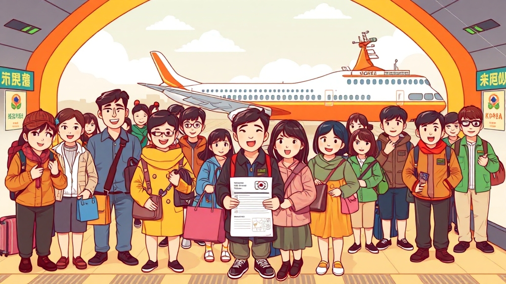 무비자 입국, 조건과 절차는? (cartoon 스타일)