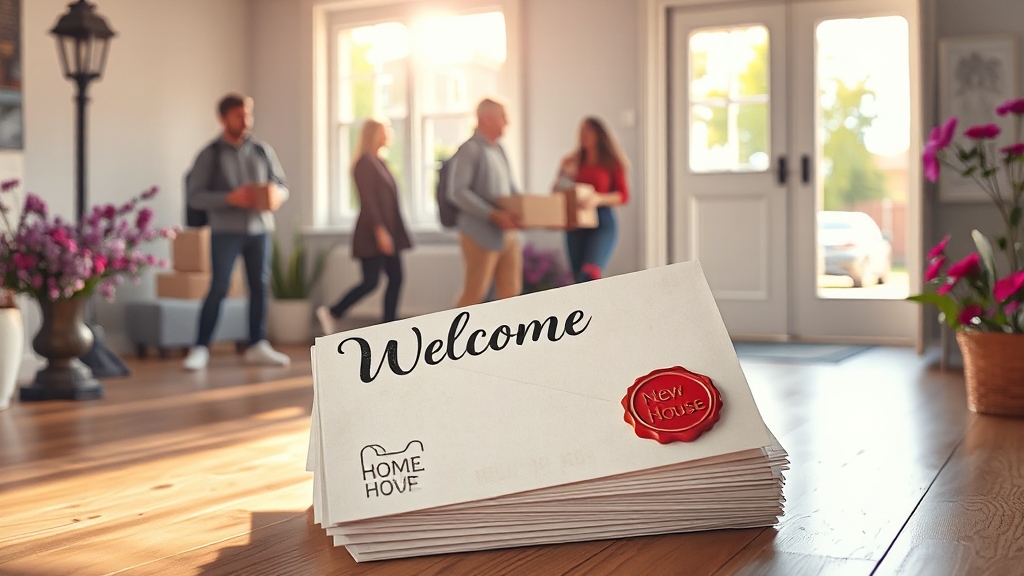 우편물 주소 이전, 어떻게 할까? (realistic 스타일)